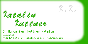 katalin kuttner business card